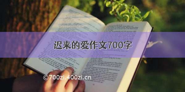 迟来的爱作文700字