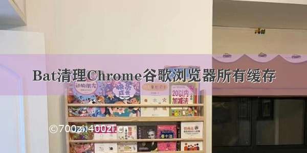 Bat清理Chrome谷歌浏览器所有缓存