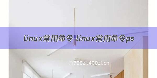 linux常用命令 linux常用命令ps