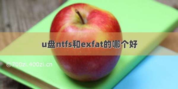 u盘ntfs和exfat的哪个好