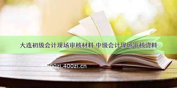 大连初级会计现场审核材料 中级会计现场审核资料