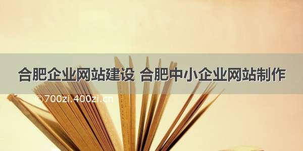 合肥企业网站建设 合肥中小企业网站制作