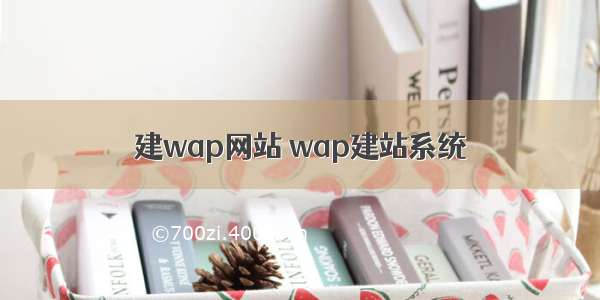 建wap网站 wap建站系统