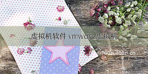 虚拟机软件 vmware虚拟机