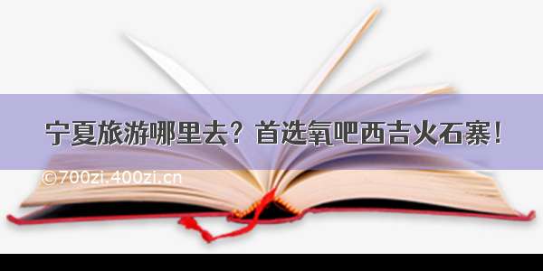 宁夏旅游哪里去？首选氧吧西吉火石寨！