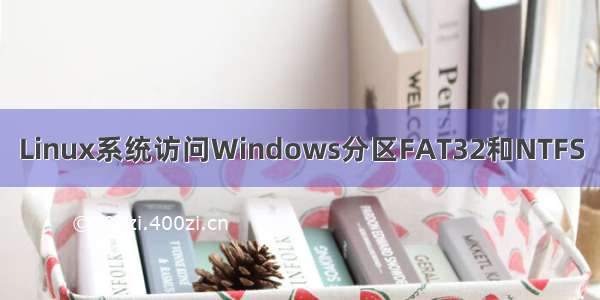 Linux系统访问Windows分区FAT32和NTFS