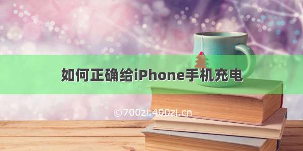 如何正确给iPhone手机充电