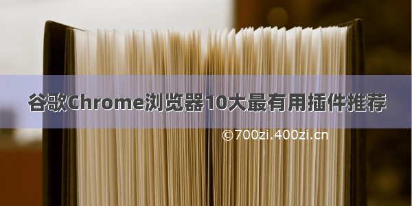 谷歌Chrome浏览器10大最有用插件推荐