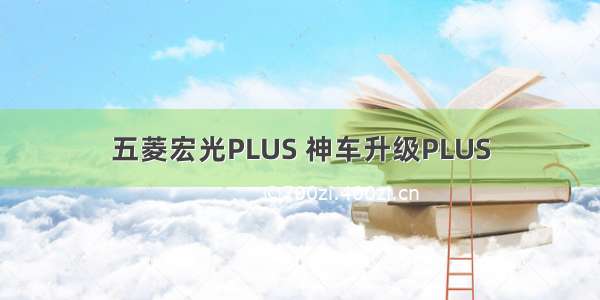 五菱宏光PLUS 神车升级PLUS