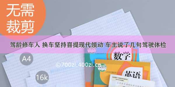 驾龄修车人 换车坚持喜提现代领动 车主说了几句驾驶体检