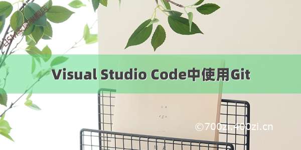 Visual Studio Code中使用Git