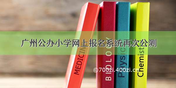 广州公办小学网上报名系统再次公测