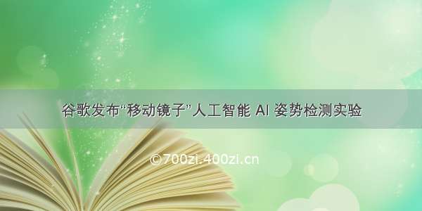 谷歌发布“移动镜子”人工智能 AI 姿势检测实验