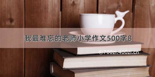 我最难忘的老师小学作文500字8