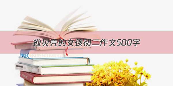 捡贝壳的女孩初二作文500字