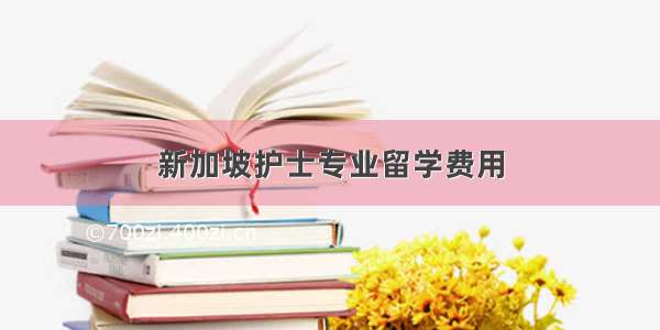 新加坡护士专业留学费用