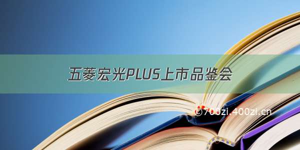 五菱宏光PLUS上市品鉴会