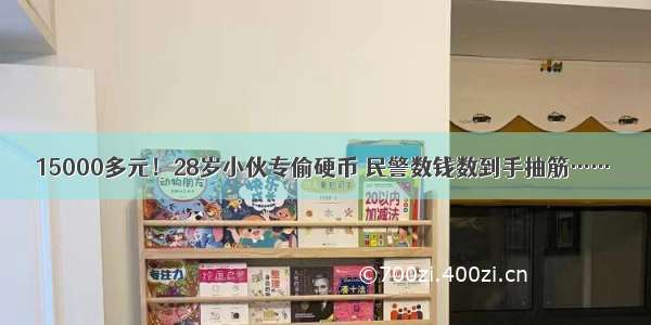 15000多元！28岁小伙专偷硬币 民警数钱数到手抽筋……