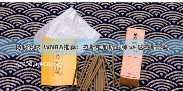 杨毅说球  WNBA推荐：拉斯维加斯王牌 vs 达拉斯飞马