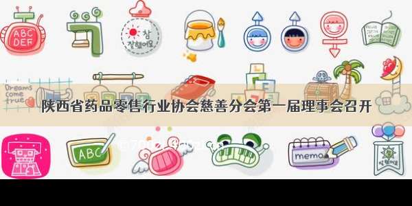陕西省药品零售行业协会慈善分会第一届理事会召开