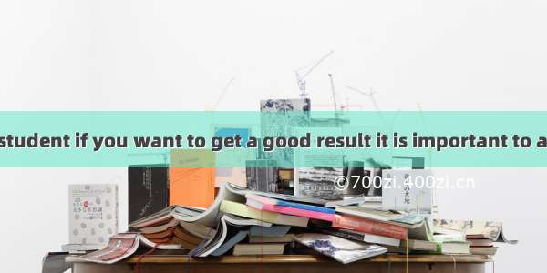 As a Senior 3 student if you want to get a good result it is important to a good state of