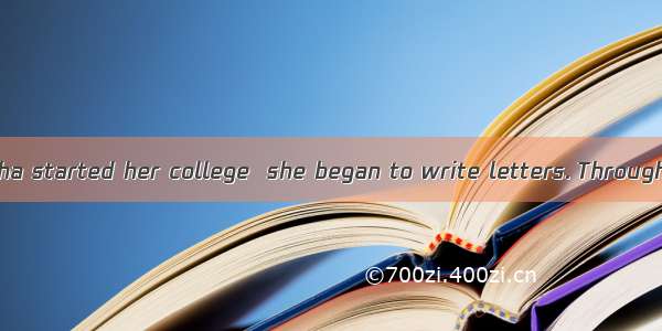 Ever since Jerusha started her college  she began to write letters. Through a series of le