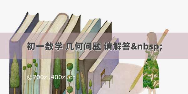 初一数学 几何问题 请解答 