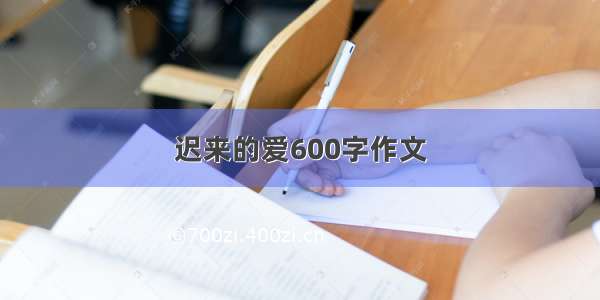 迟来的爱600字作文